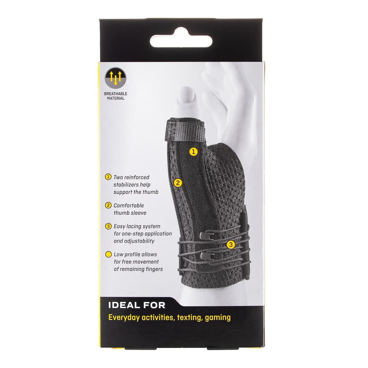 Thumbnail Futuro Deluxe Thumb Stabiliser Large/Extra Large Black