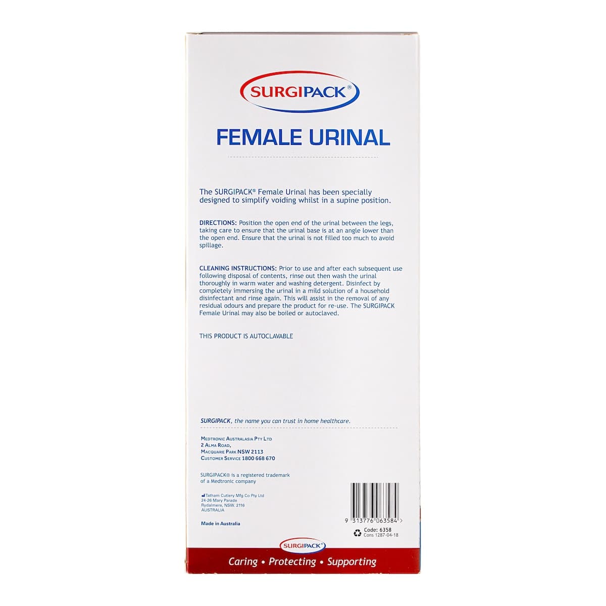 Thumbnail Surgipack Female Urinal