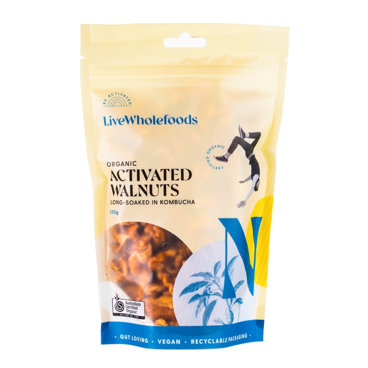 Thumbnail Live Wholefoods Organic Activated Walnuts 120g