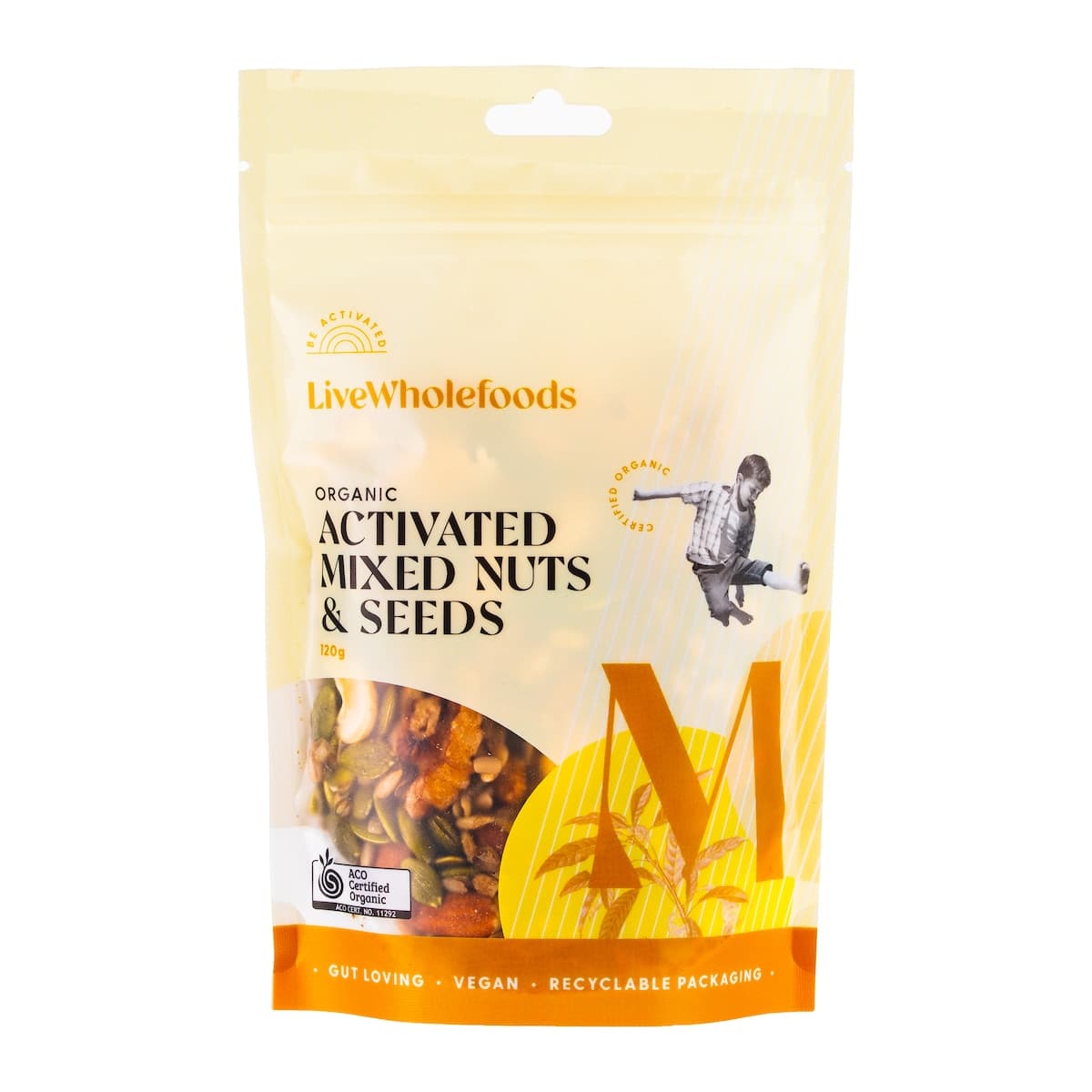 Thumbnail Live Wholefoods Org Activated Mixed Nuts & Seeds 120g
