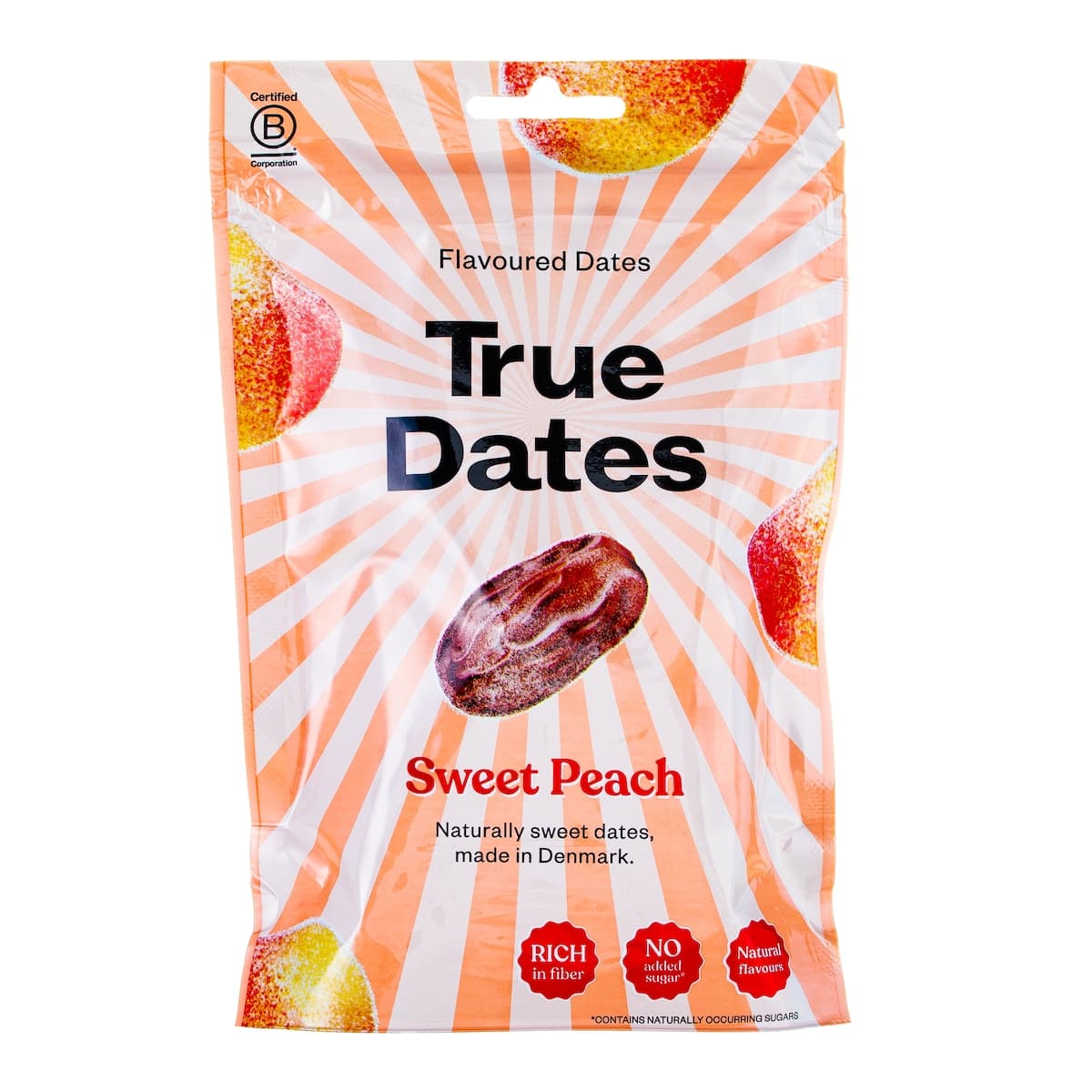Thumbnail True Dates Sweet Peach Flavoured Dates 100g