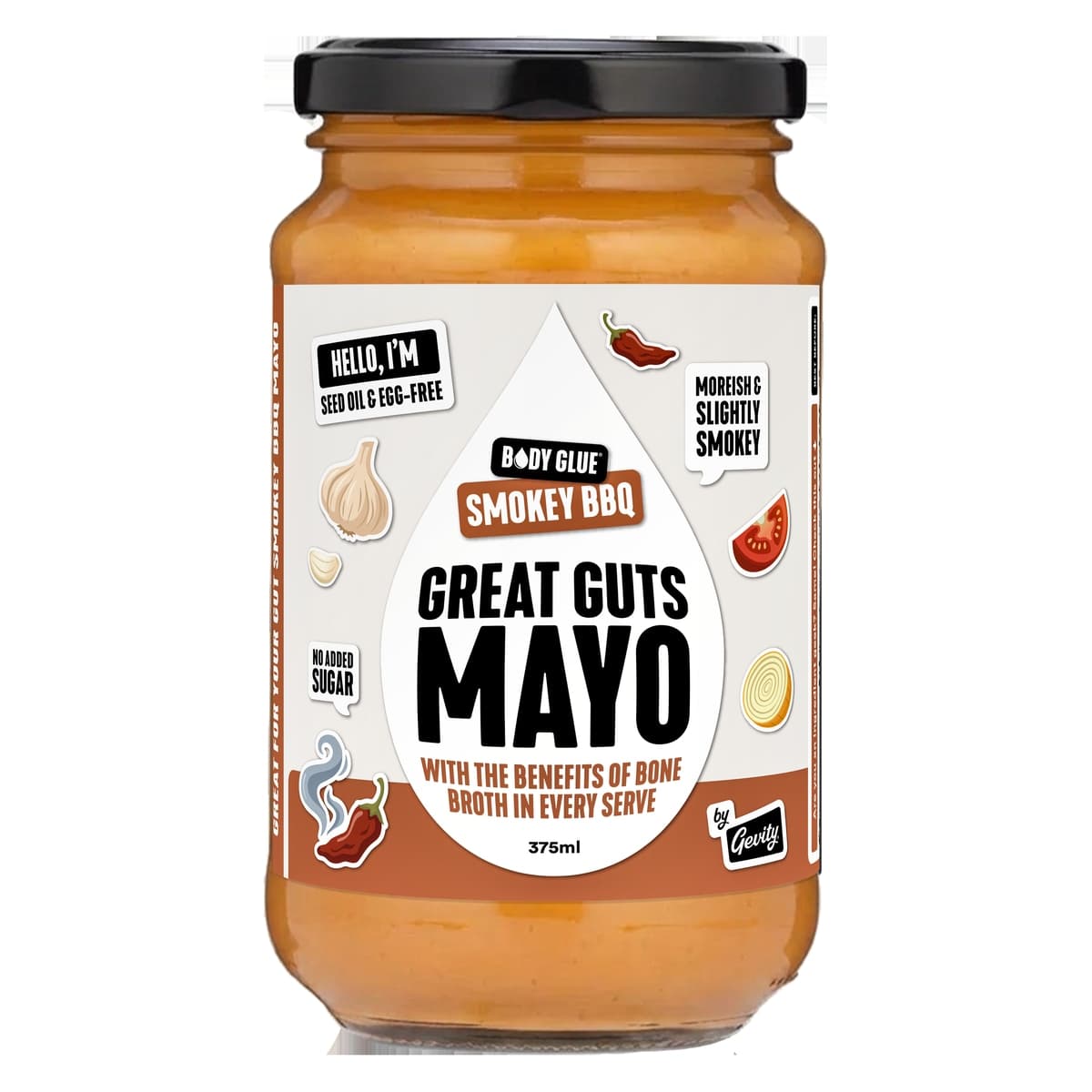 Thumbnail Gevity Rx Bone Broth Sauce Better Belly BBQ 375ml