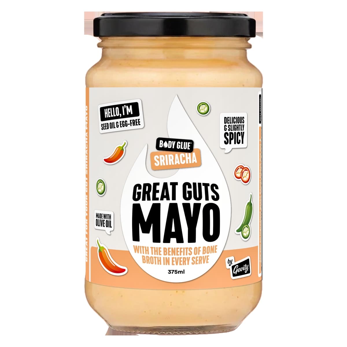 Thumbnail Gevity Rx Bone Broth Sauce Sriracha Mayo 375ml