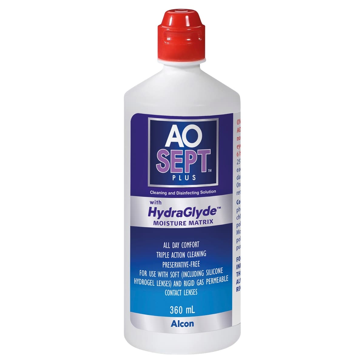 Thumbnail AoSept Plus HydraGlyde Twin Pack 2 x 360ml + Case