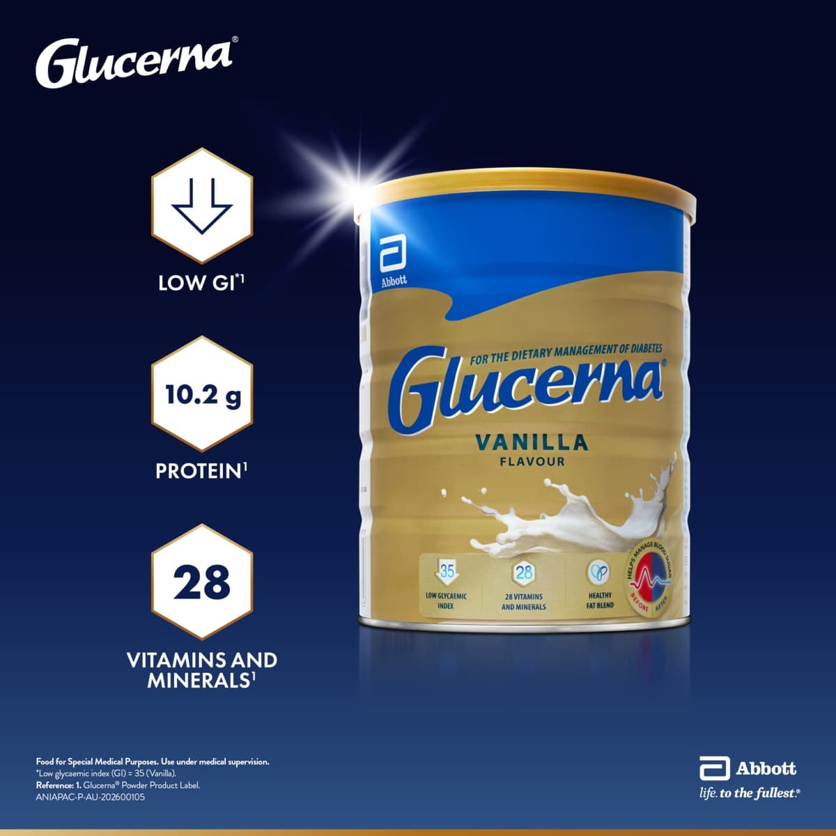 Thumbnail Glucerna Shake Vanilla Flavour 850g