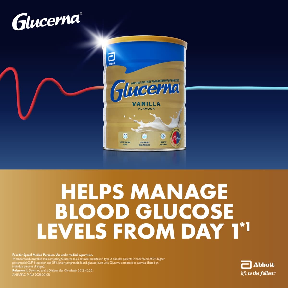 Thumbnail Glucerna Shake Vanilla Flavour 850g