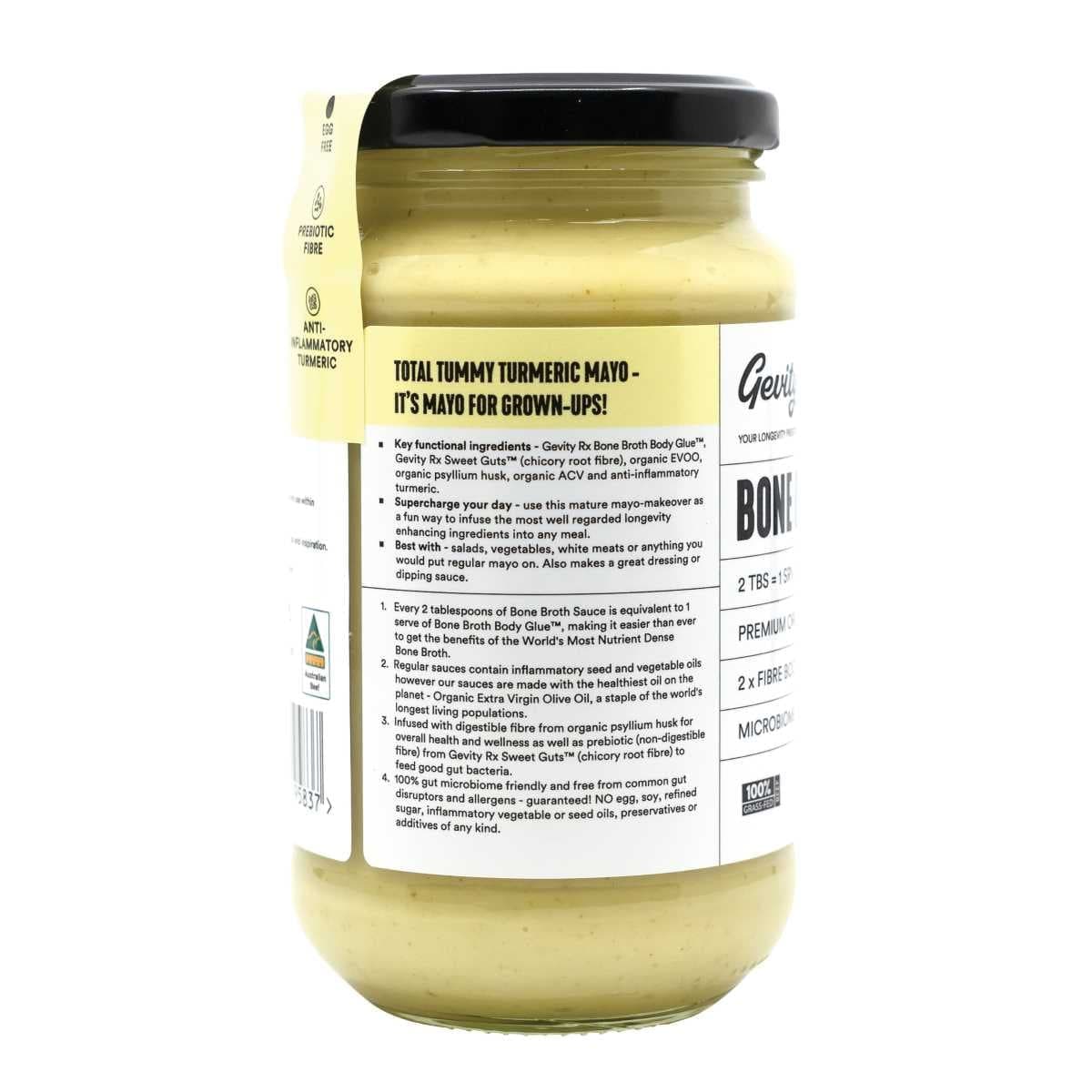 Thumbnail Gevity Rx Bone Broth Sauce Total Tummy Turmeric Mayo 375ml