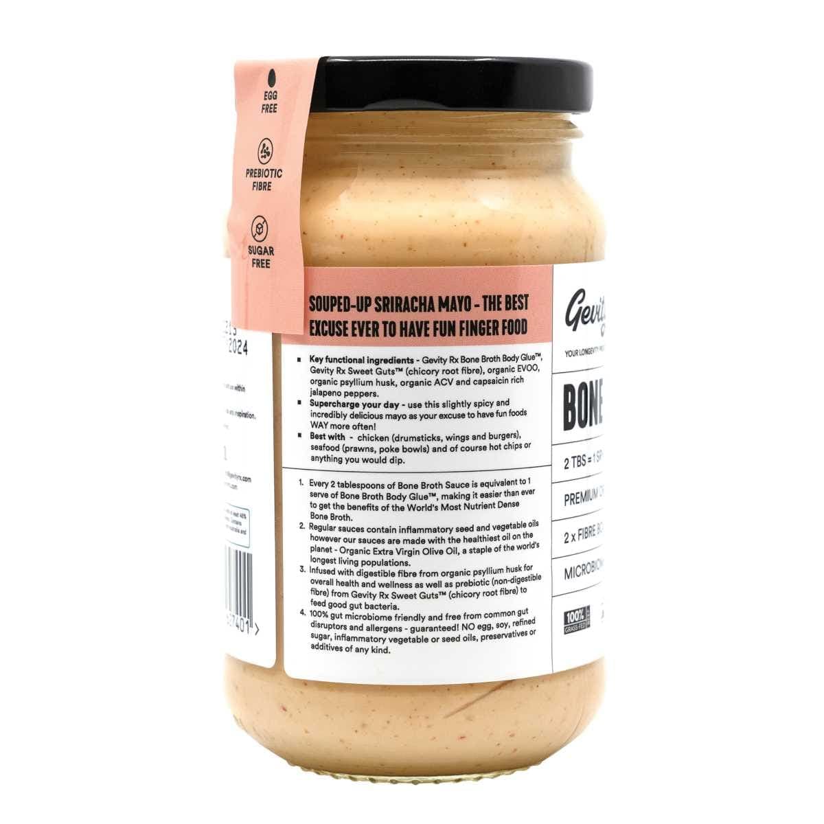 Thumbnail Gevity Rx Bone Broth Sauce Sriracha Mayo 375ml