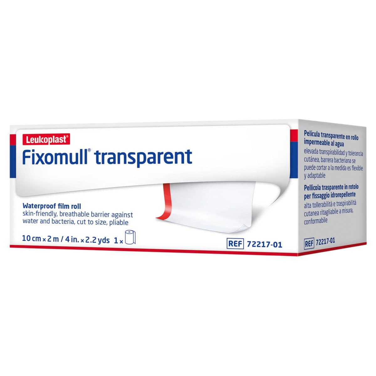 Thumbnail Leukoplast Fixomull Transparent Waterproof Film Roll 10cm x 2m - 1 Pack