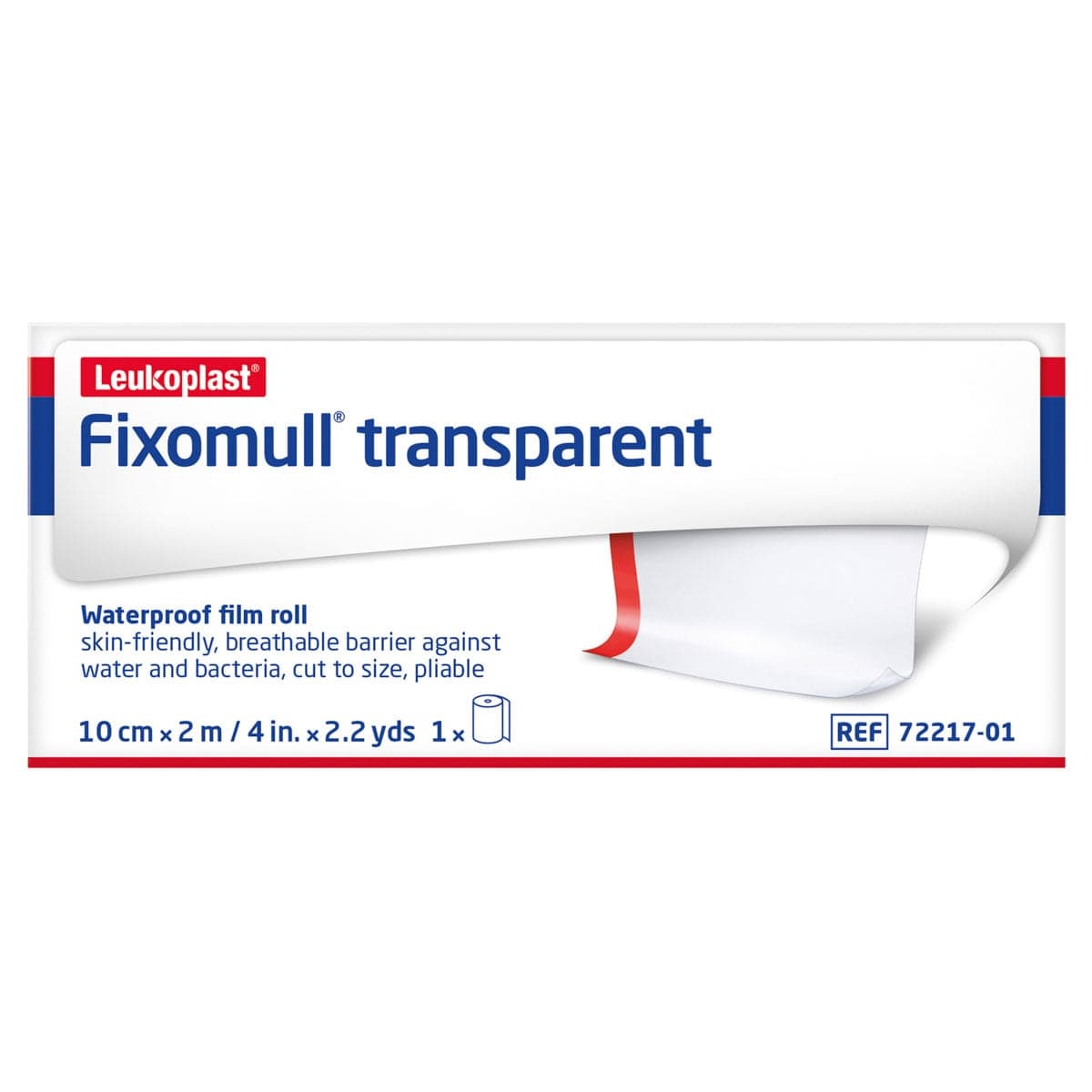 Thumbnail Leukoplast Fixomull Transparent Waterproof Film Roll 10cm x 2m - 1 Pack