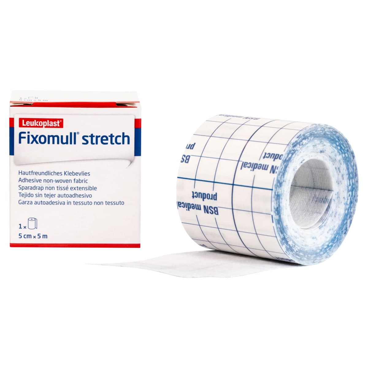 Thumbnail Leukoplast Fixomull Stretch Roll 5cm x 5m - 1 Pack