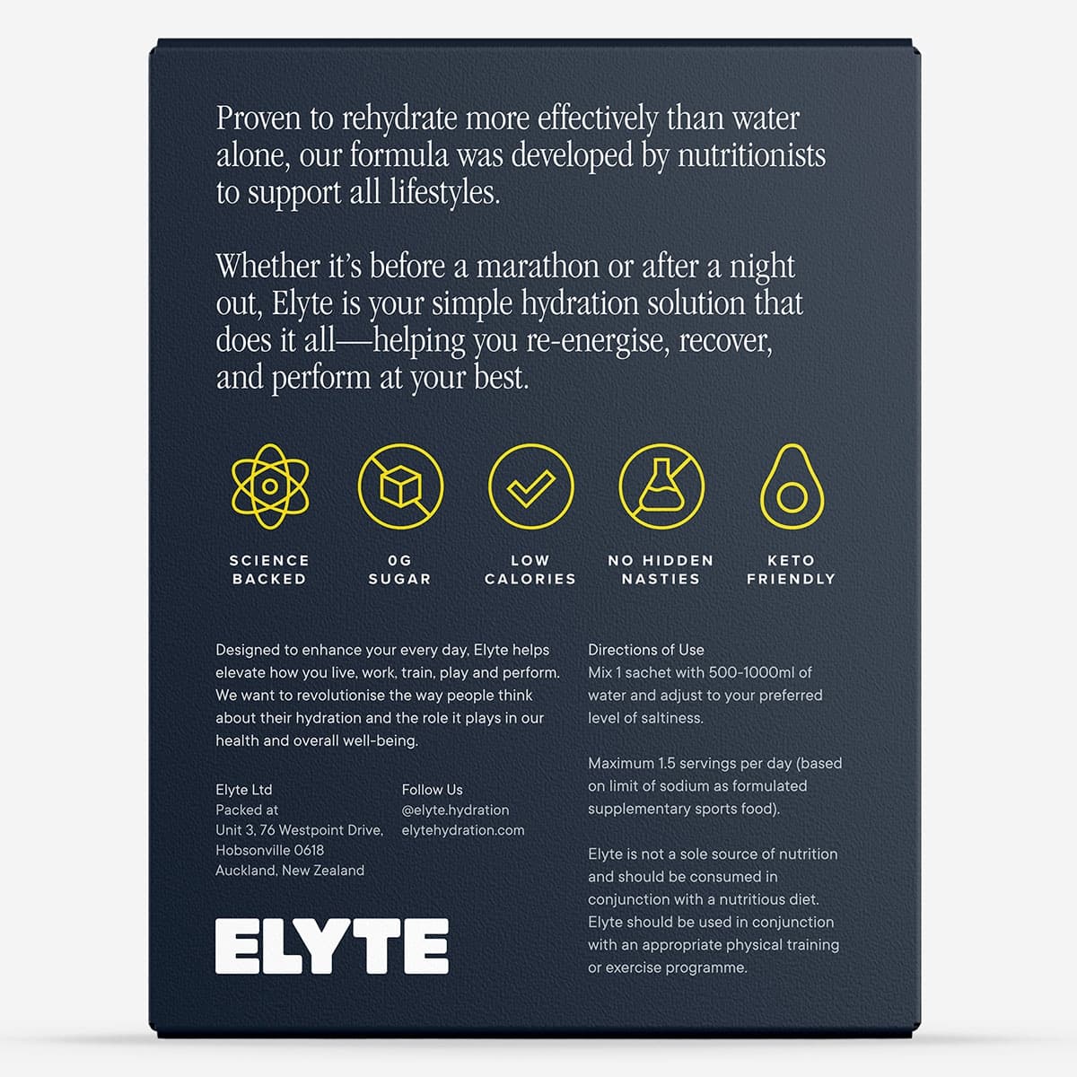 Thumbnail Elyte Hydration Powder Electrolyte Drink Pineapple 12 Pack