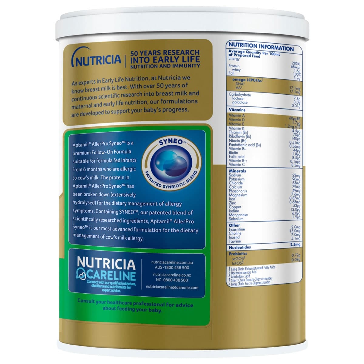 Thumbnail Aptamil AllerPro Syneo Allergy Premium Follow-On Infant Formula Stage 2 900g