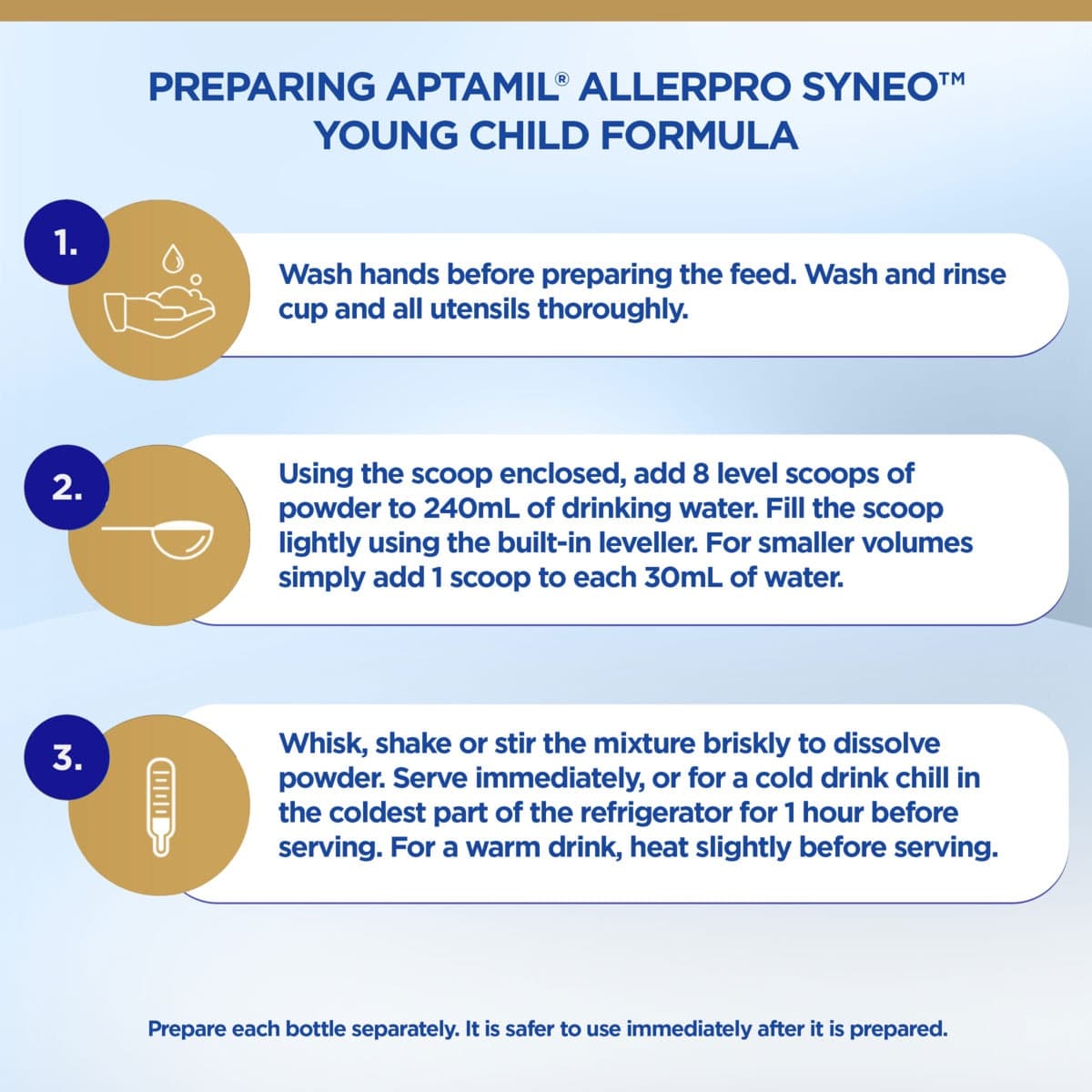 Thumbnail Aptamil AllerPro Syneo Allergy Premium Toddler Milk Drink Stage 3 900g