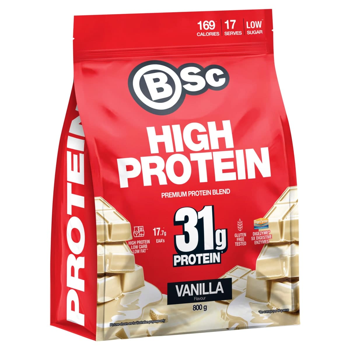 Thumbnail BSc High Protein Powder Vanilla 800g