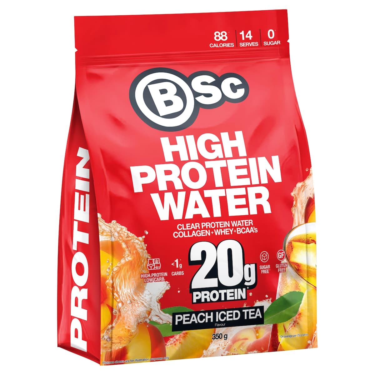 Thumbnail BSc High Protein Water Peach Iced Tea 350g