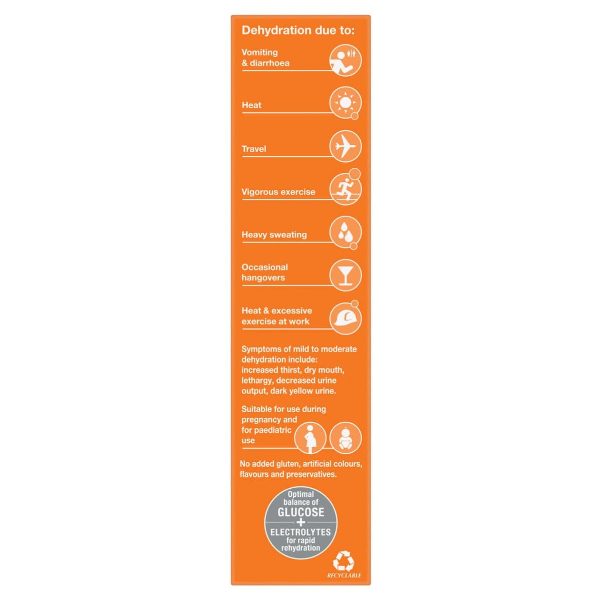 Thumbnail Hydralyte Effervescent Electrolyte Tablets Orange 20 Pack