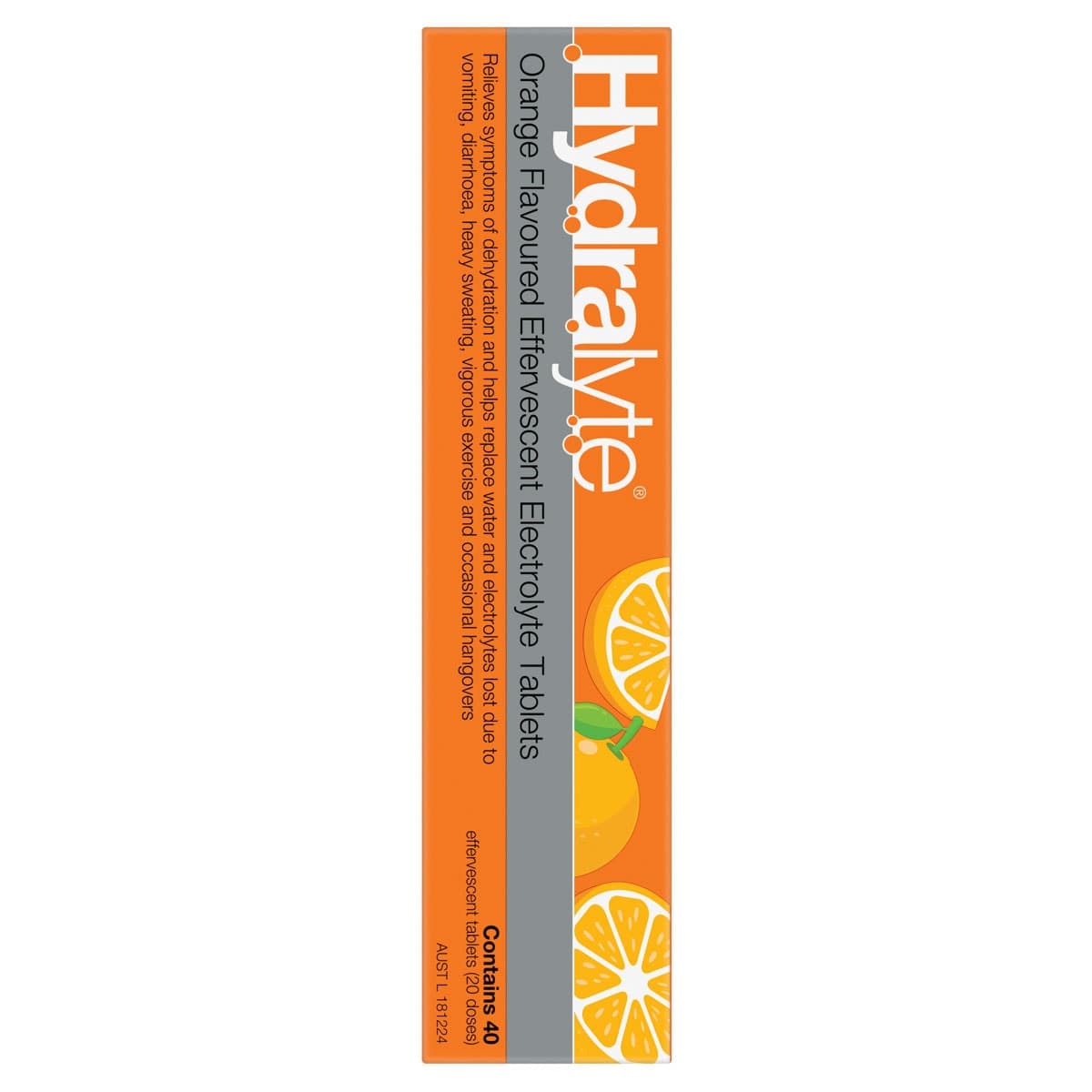 Thumbnail Hydralyte Effervescent Electrolyte Tablets Orange 40 Pack