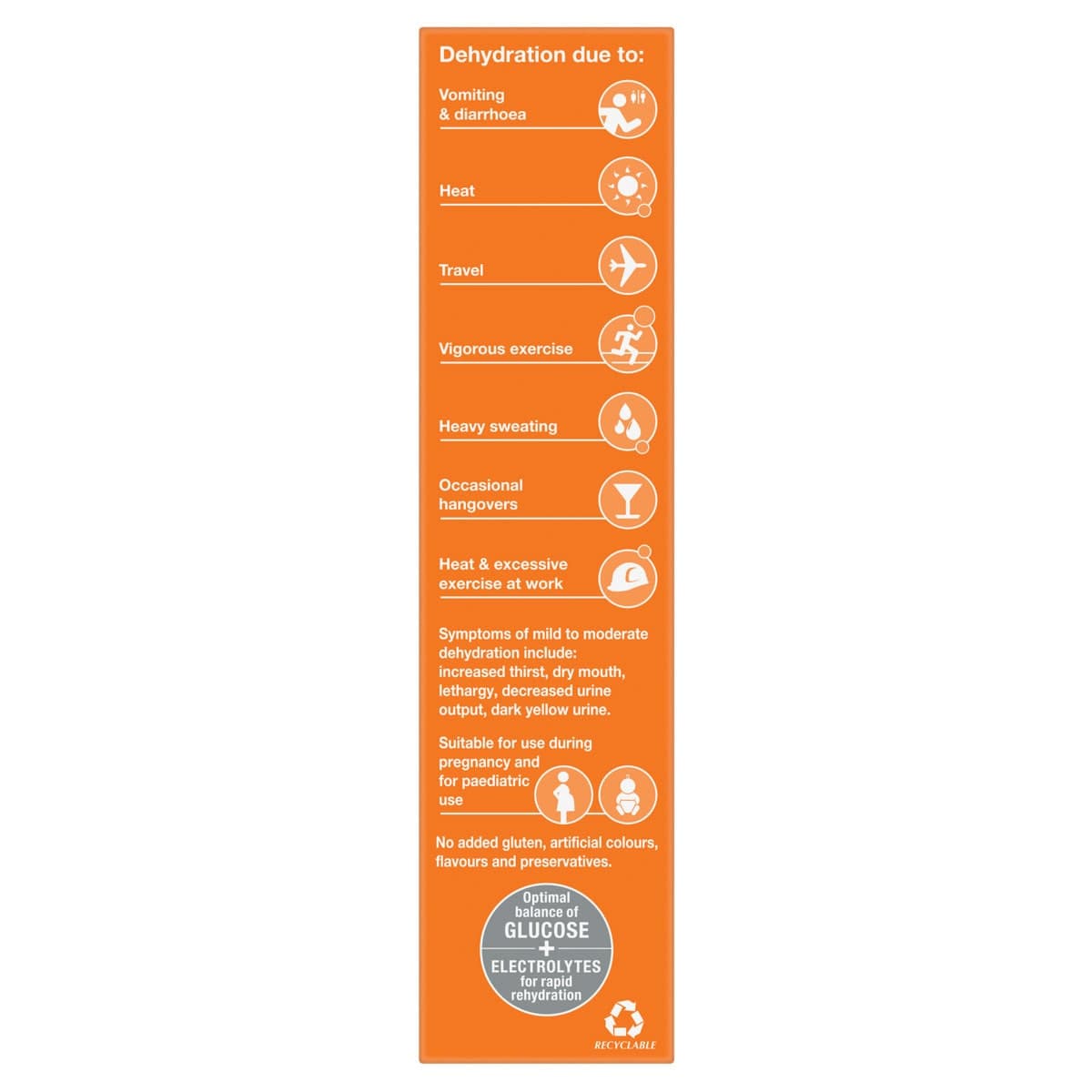 Thumbnail Hydralyte Effervescent Electrolyte Tablets Orange 40 Pack