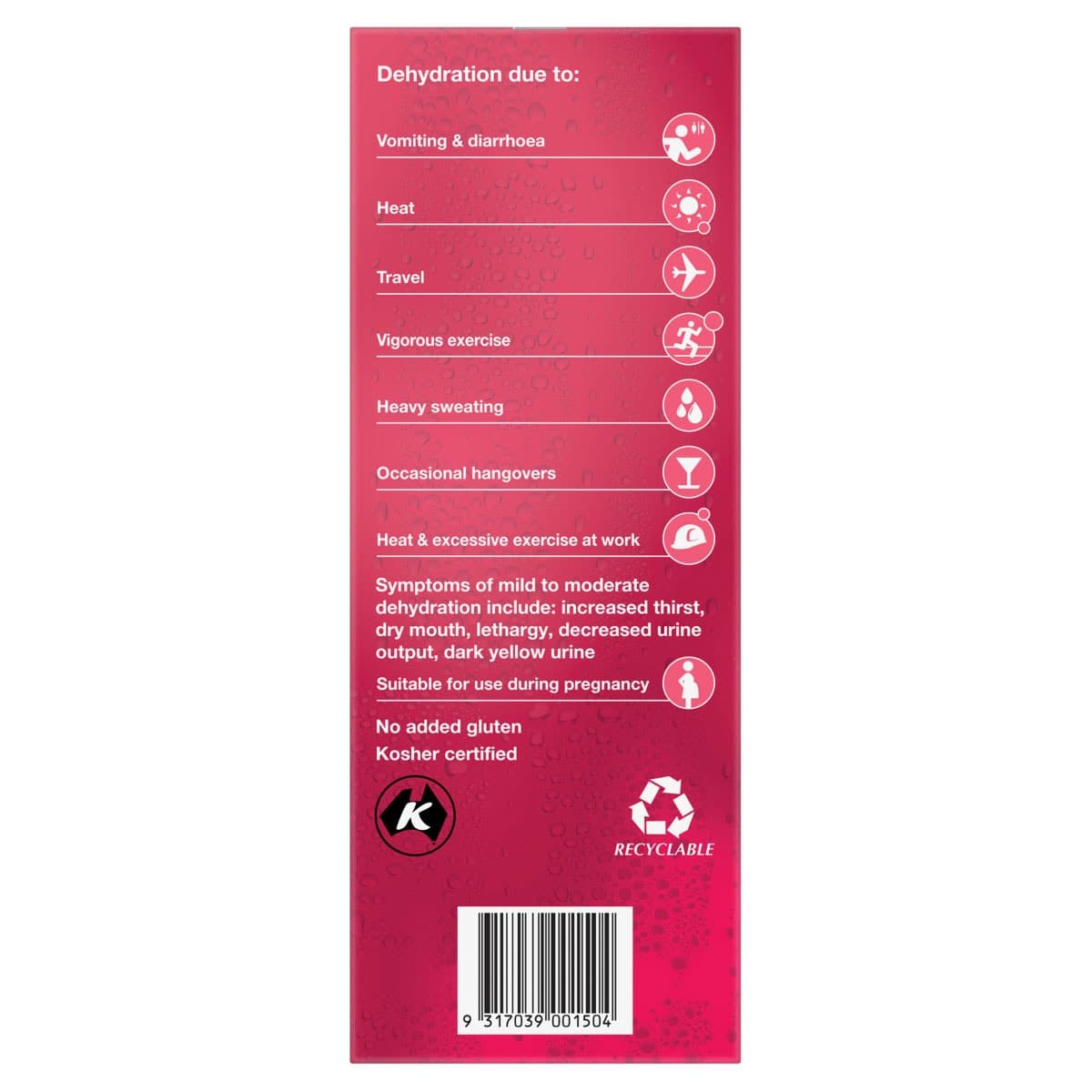 Thumbnail Hydralyte Electrolyte Ice Blocks Strawberry Kiwi 16 Pack