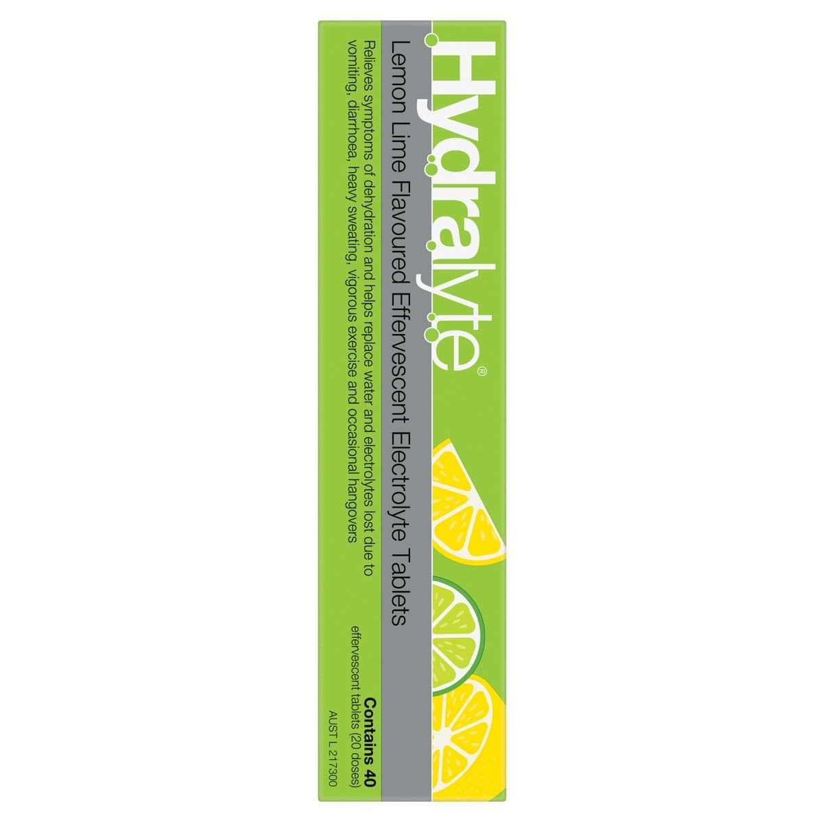 Thumbnail Hydralyte Effervescent Electrolyte Tablets Lemon Lime 40 Pack