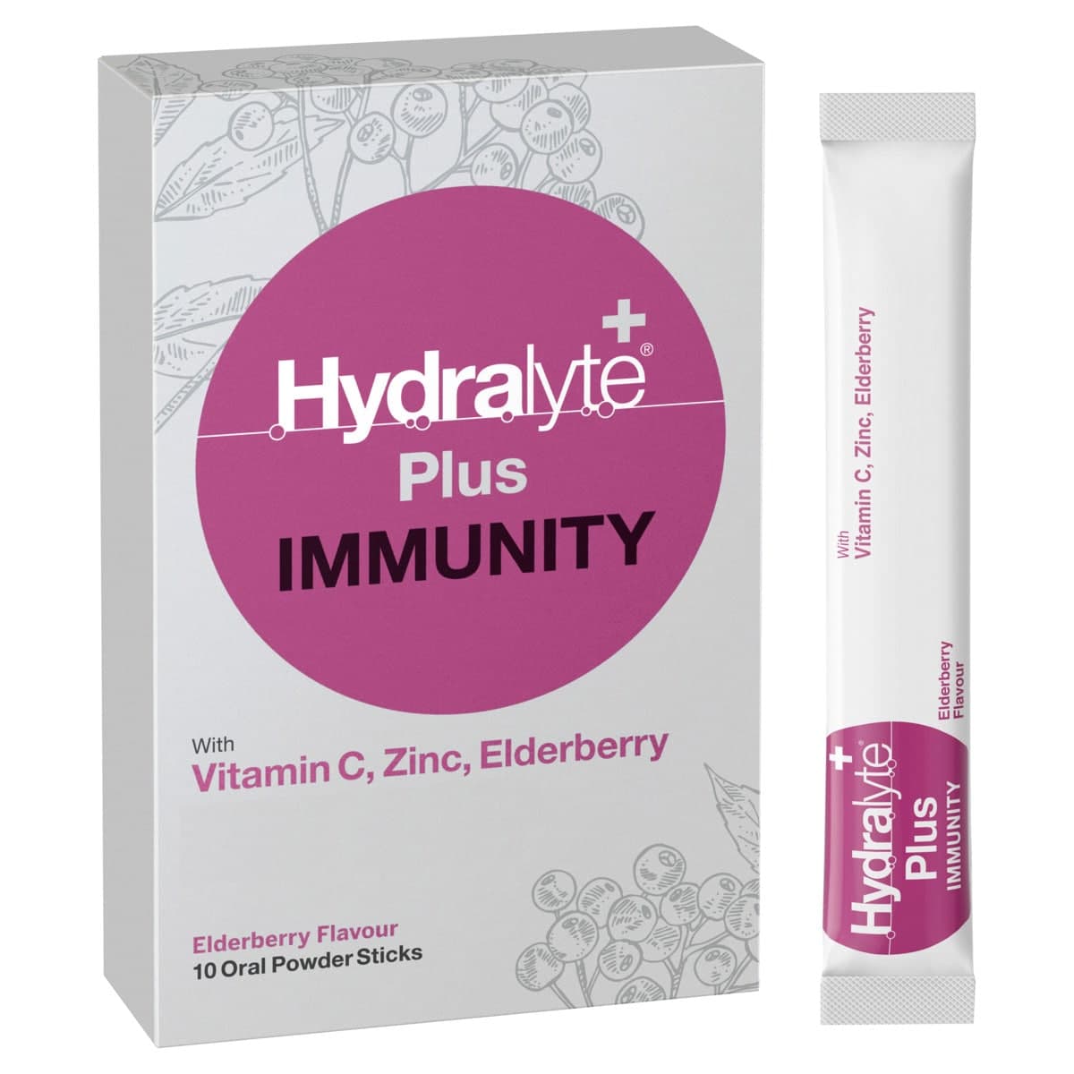 Thumbnail Hydralyte Plus Immunity Powder Sticks 10 Pack