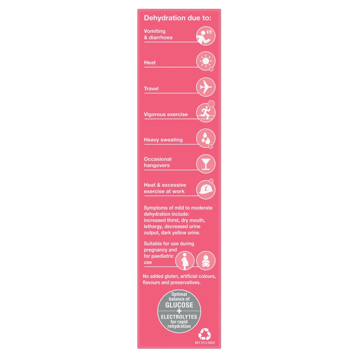 Thumbnail Hydralyte Effervescent Electrolyte Tablets Strawberry Kiwi 40 Pack