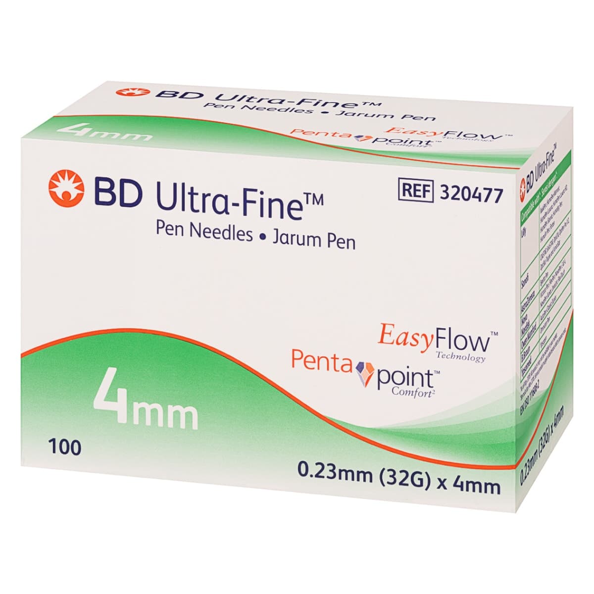 Thumbnail BD Ultra Fine Pen Needle 32g x 4mm 100 Pack