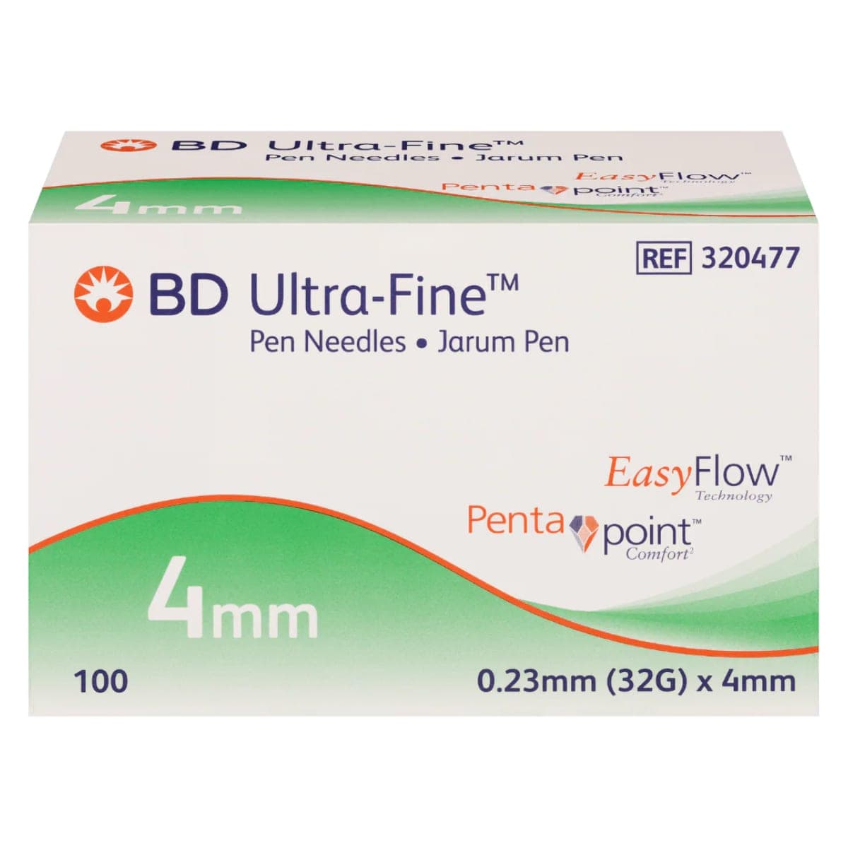 Thumbnail BD Ultra Fine Pen Needle 32g x 4mm 100 Pack