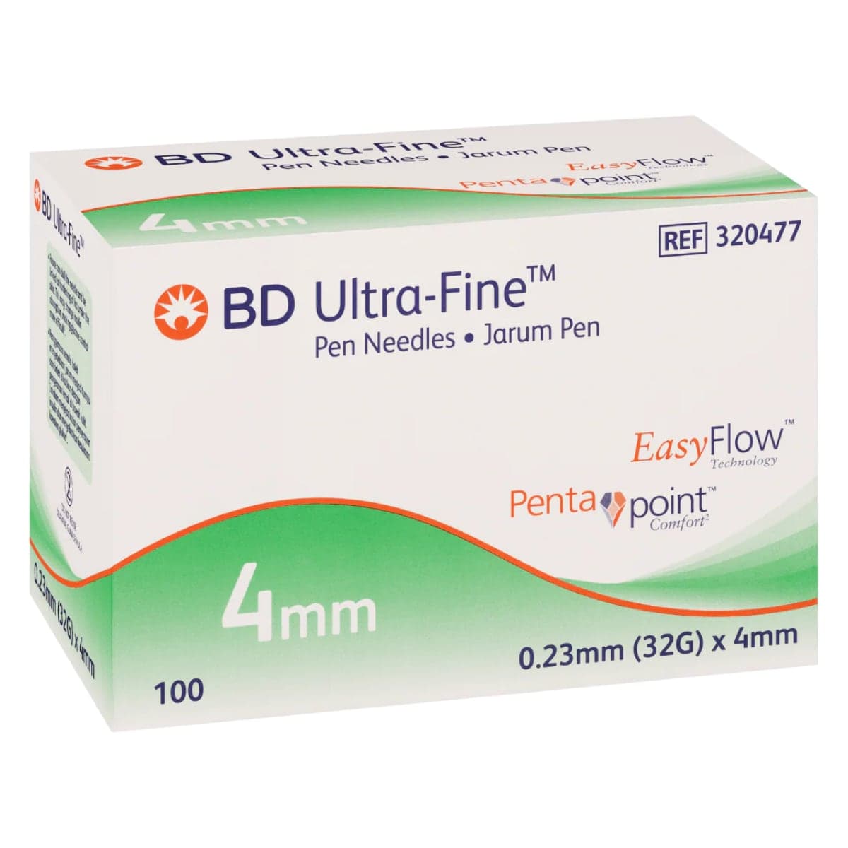 Thumbnail BD Ultra Fine Pen Needle 32g x 4mm 100 Pack