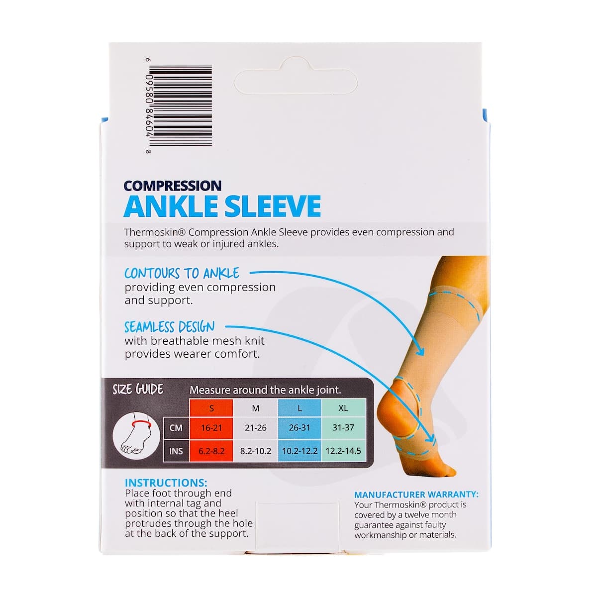 Thumbnail Thermoskin Compression Ankle Sleeve M
