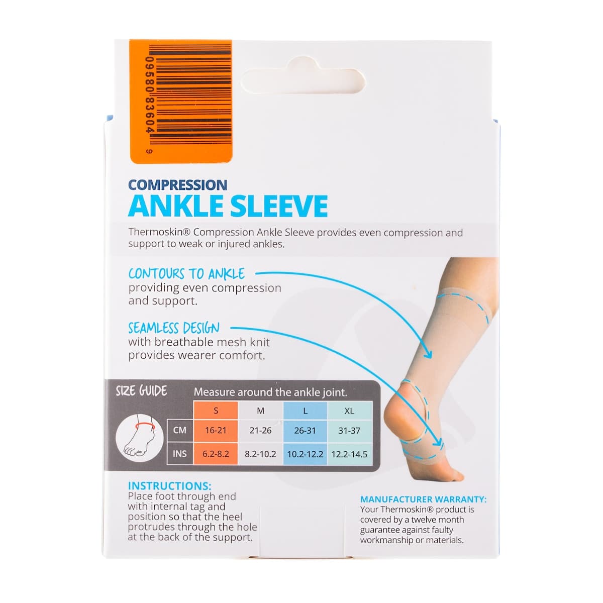 Thumbnail Thermoskin Compression Ankle Sleeve S