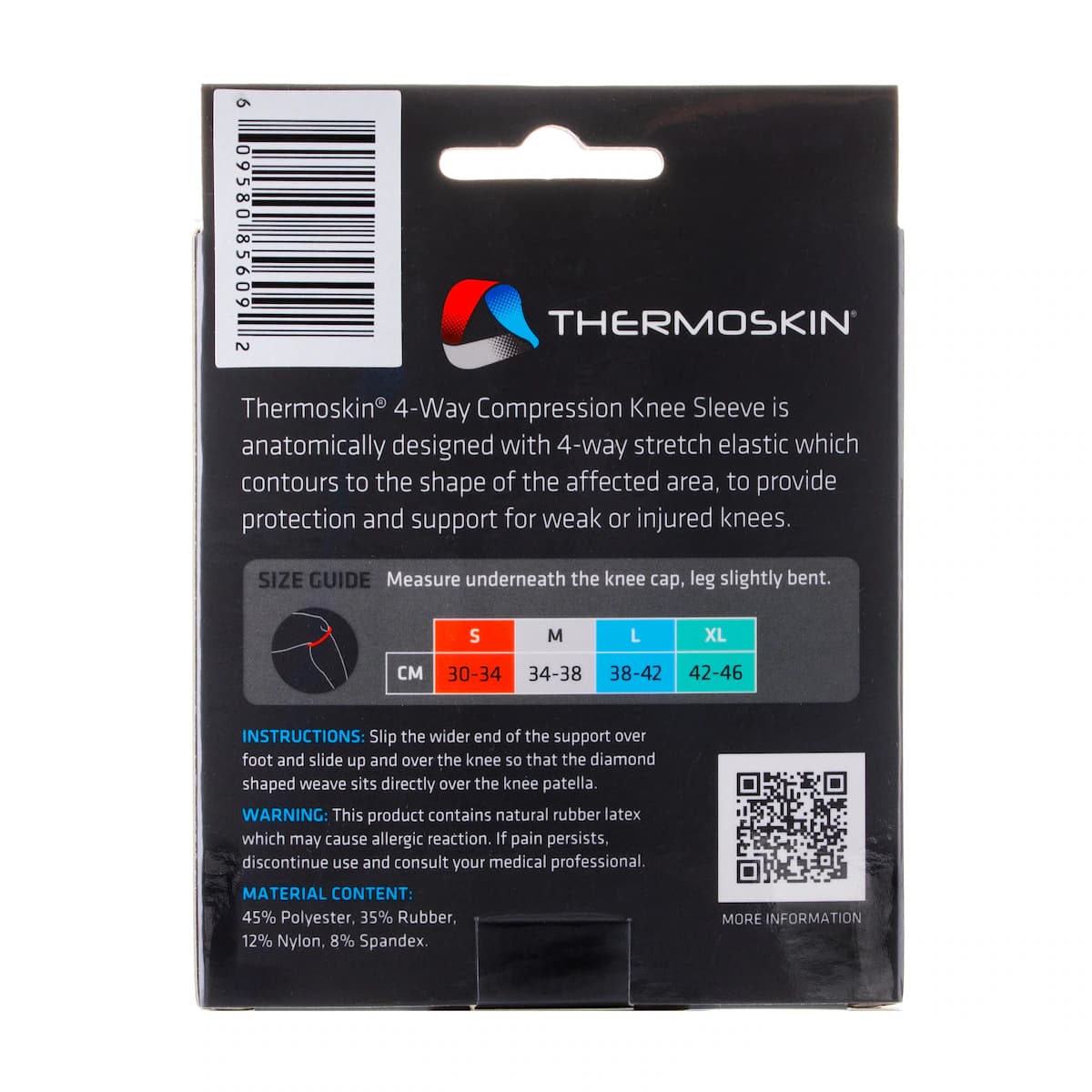 Thumbnail Thermoskin 4-Way Elastic Support Knee Sleeve L