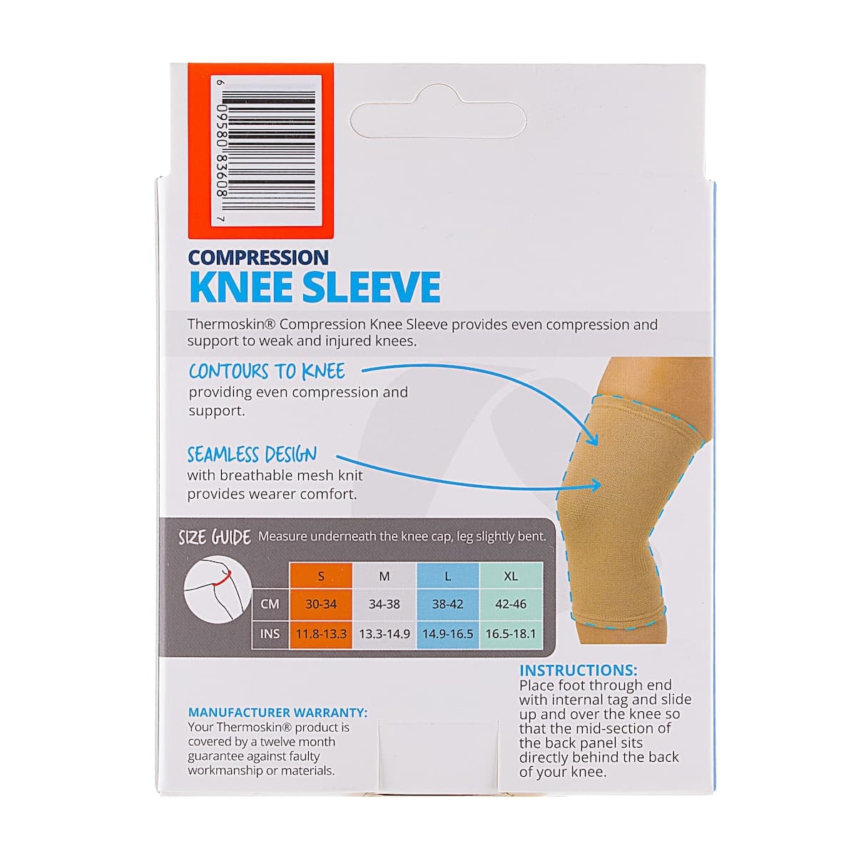 Thumbnail Thermoskin Compression Knee Sleeve S