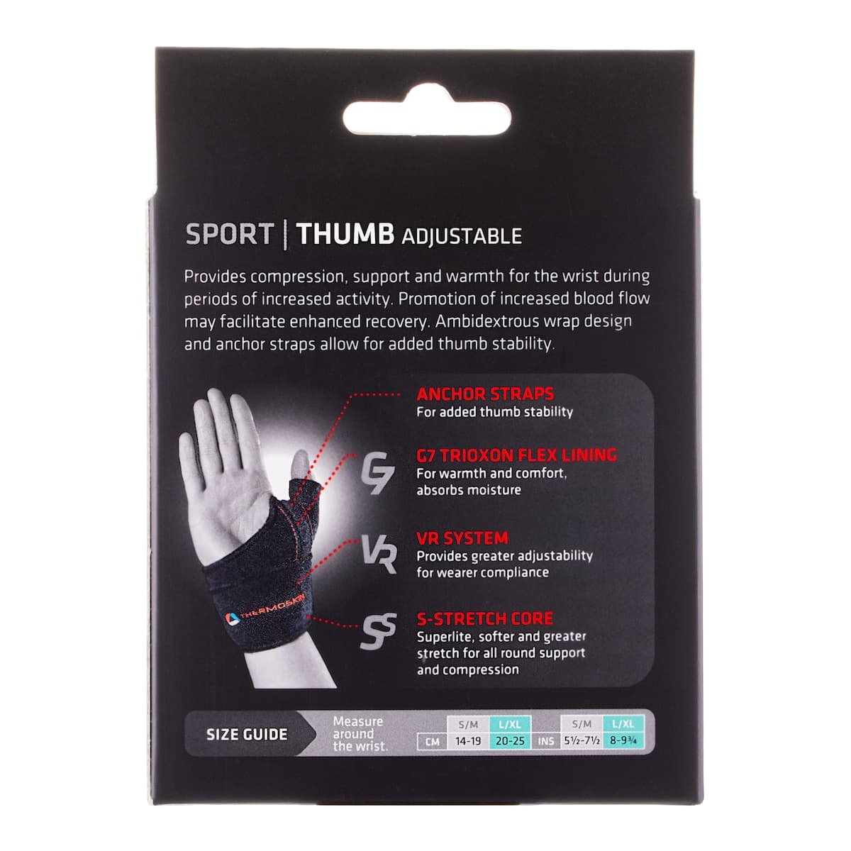 Thumbnail Thermoskin Sport Thumb Adjustable Left L/XL