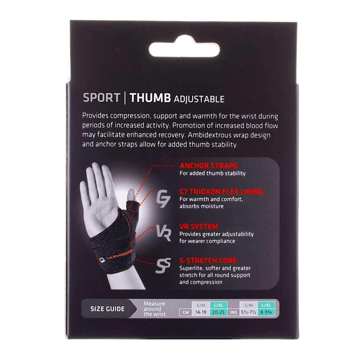 Thumbnail Thermoskin Sport Thumb Adjustable Left S/M