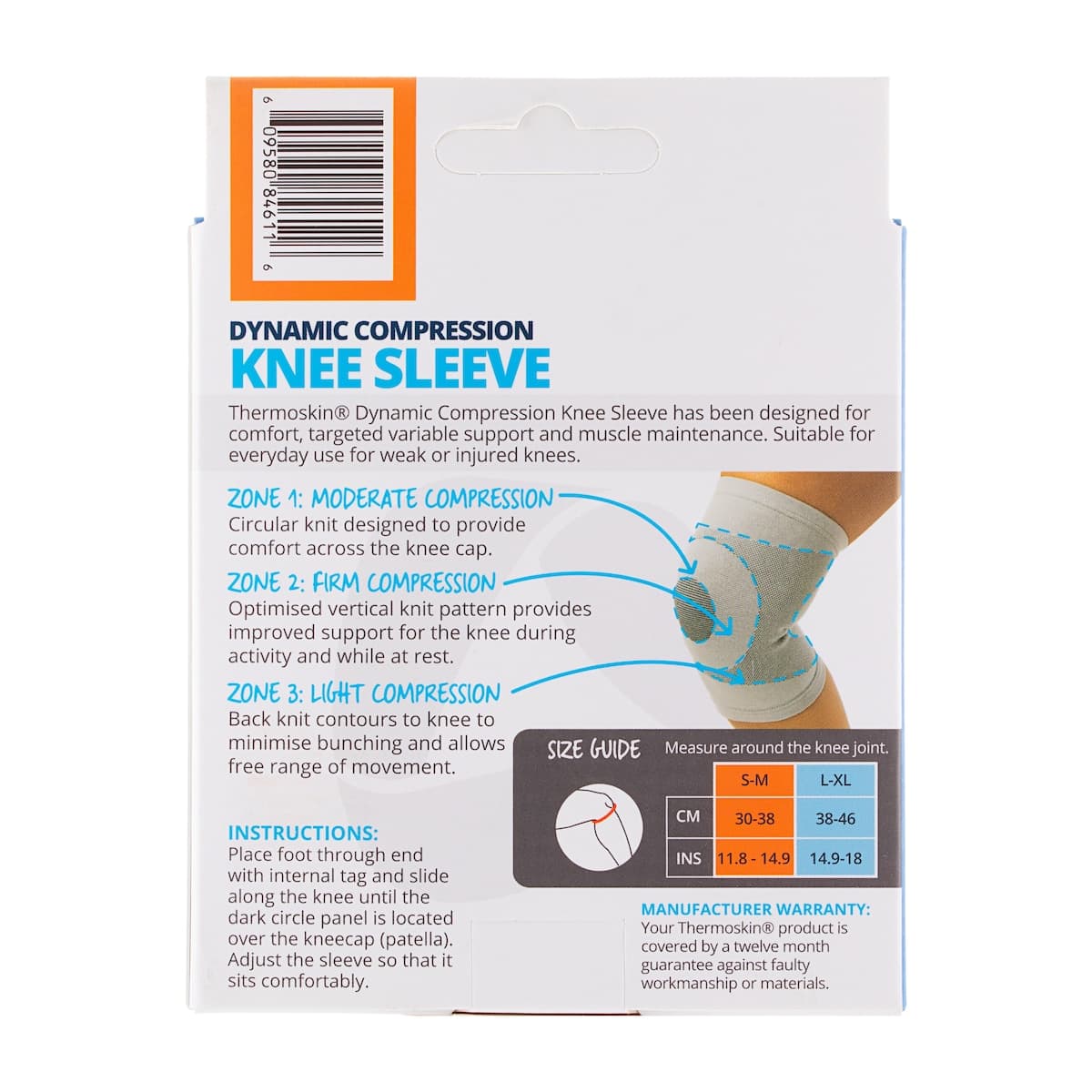 Thumbnail Thermoskin Dynamic Compression Knee Sleeve S/M
