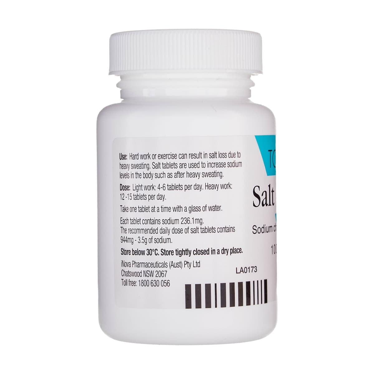 Thumbnail Toppin Salt Tablets 600mg 100 Tablets