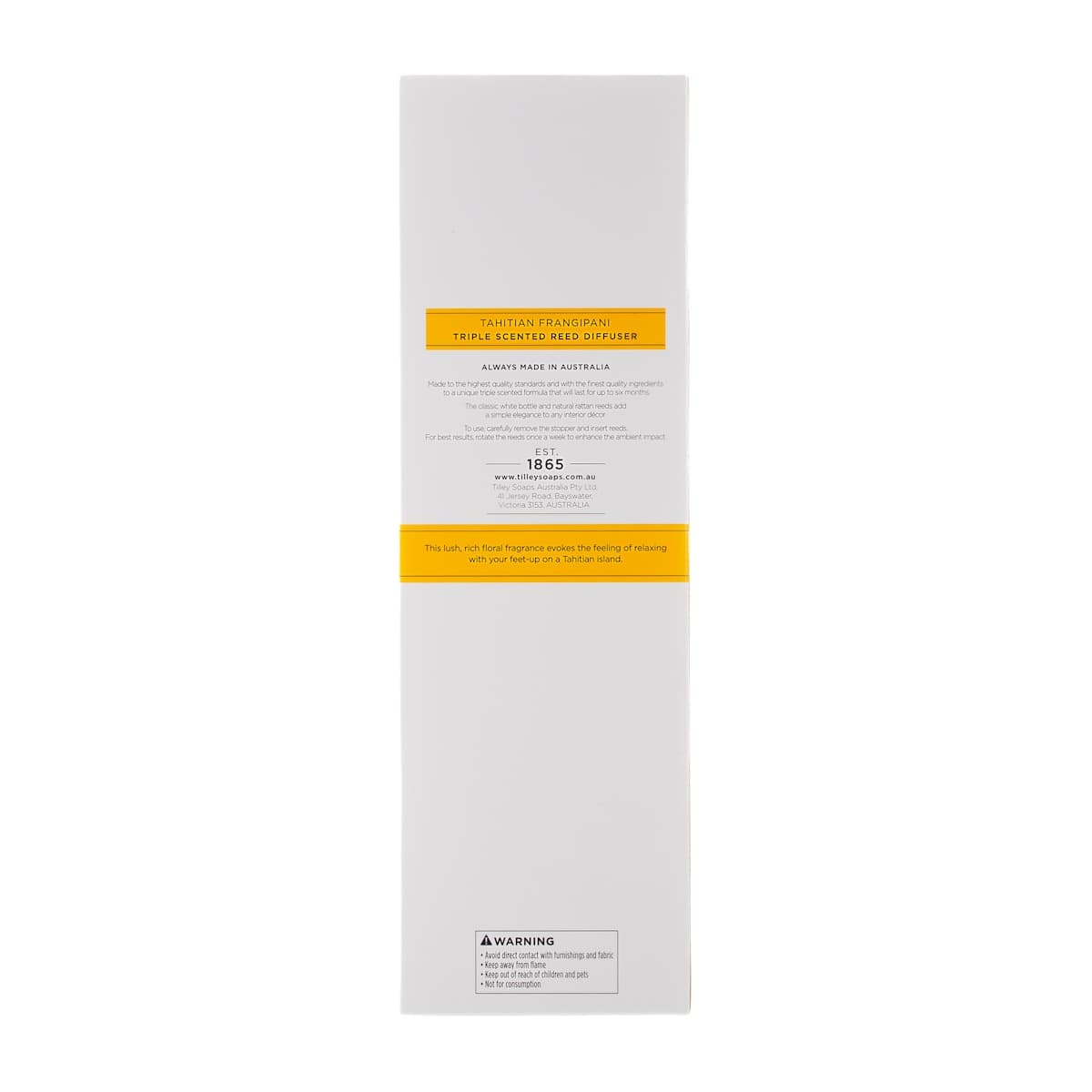 Thumbnail Tilley Reed Diffuser Tahitian Frangipani 150ml