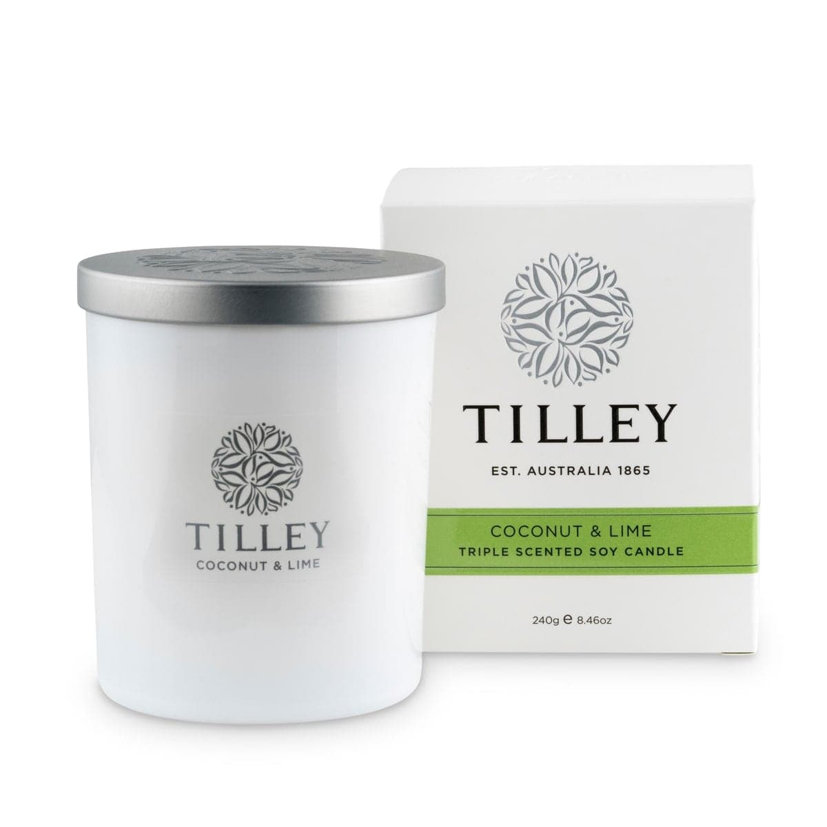 Thumbnail Tilley Scented Soy Candle Coconut & Lime 240g