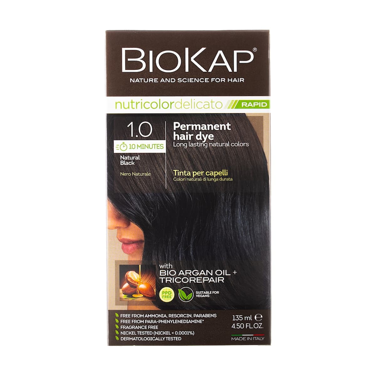 Thumbnail Biokap Rapid 1.0 Natural Black 135ml