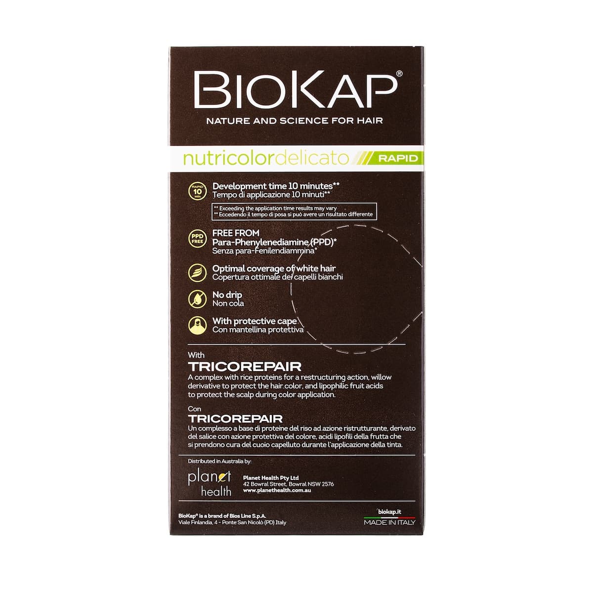 Thumbnail Biokap Rapid 1.0 Natural Black 135ml