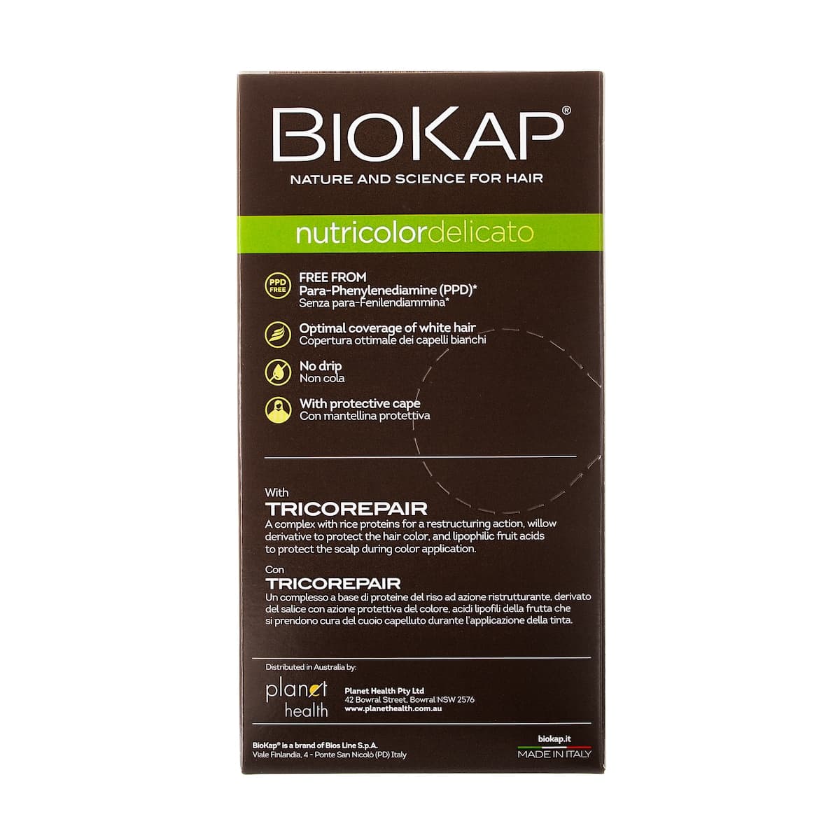Thumbnail Biokap Nutricolor Delicato 6.06 Dark Blonde Havana 140ml