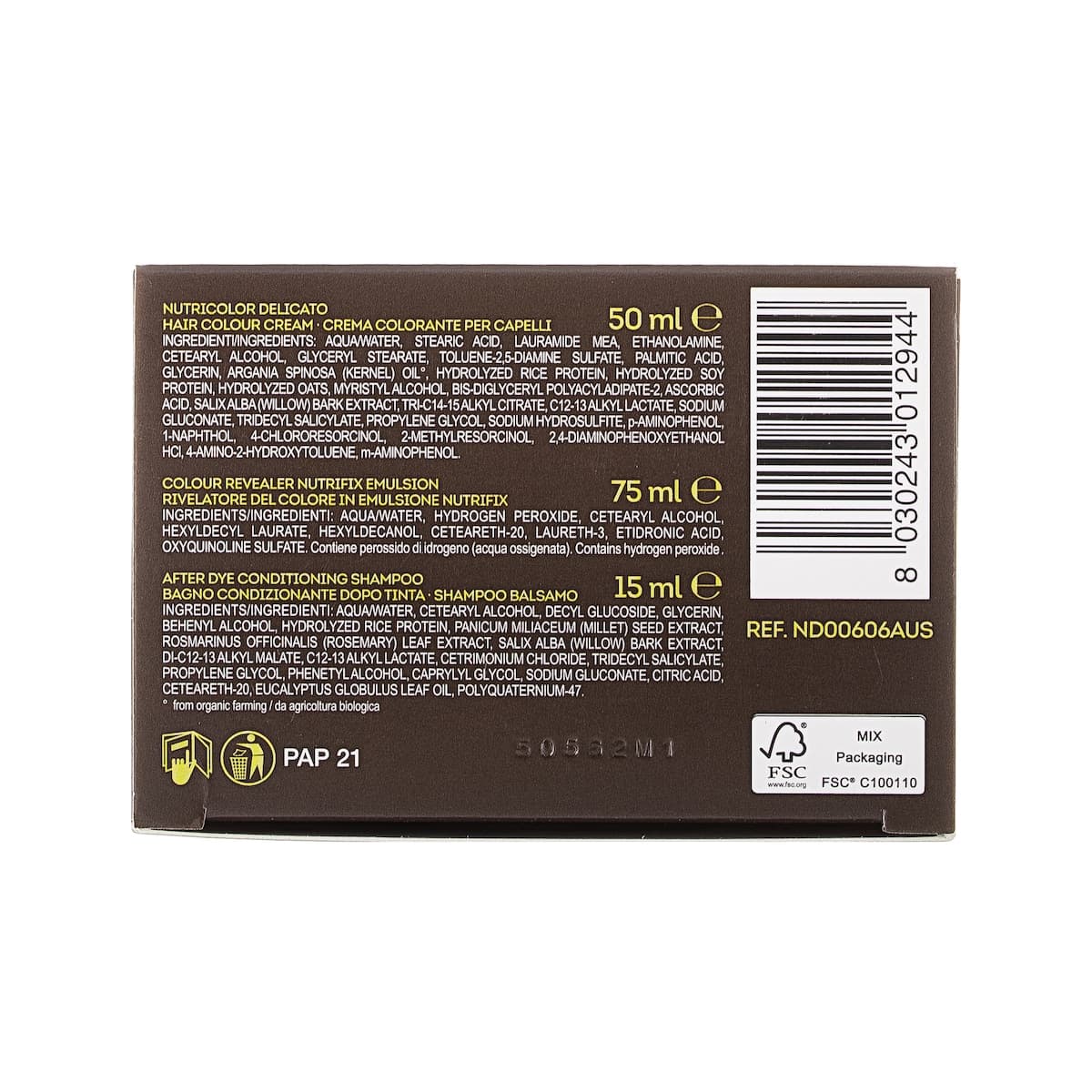 Thumbnail Biokap Nutricolor Delicato 6.06 Dark Blonde Havana 140ml
