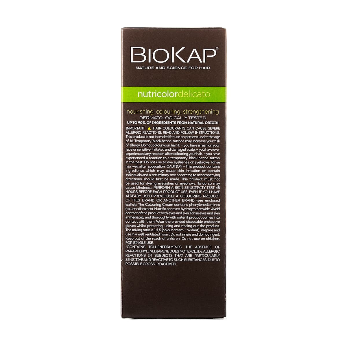 Thumbnail Biokap Nutricolor Delicato 5.34 Honey Chestnut 140ml