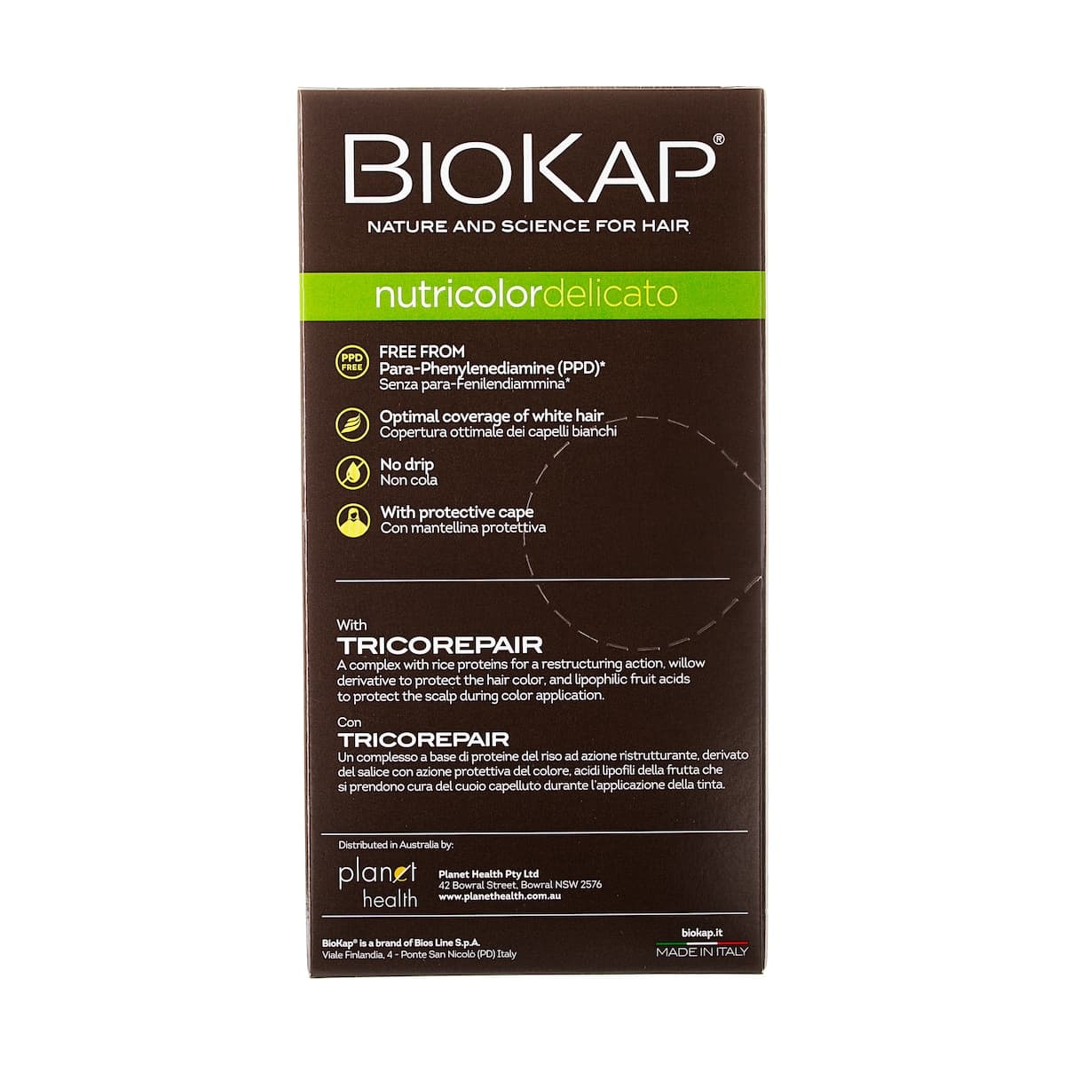 Thumbnail Biokap Nutricolor Delicato 4.05 Chocolate Chestnut 140ml