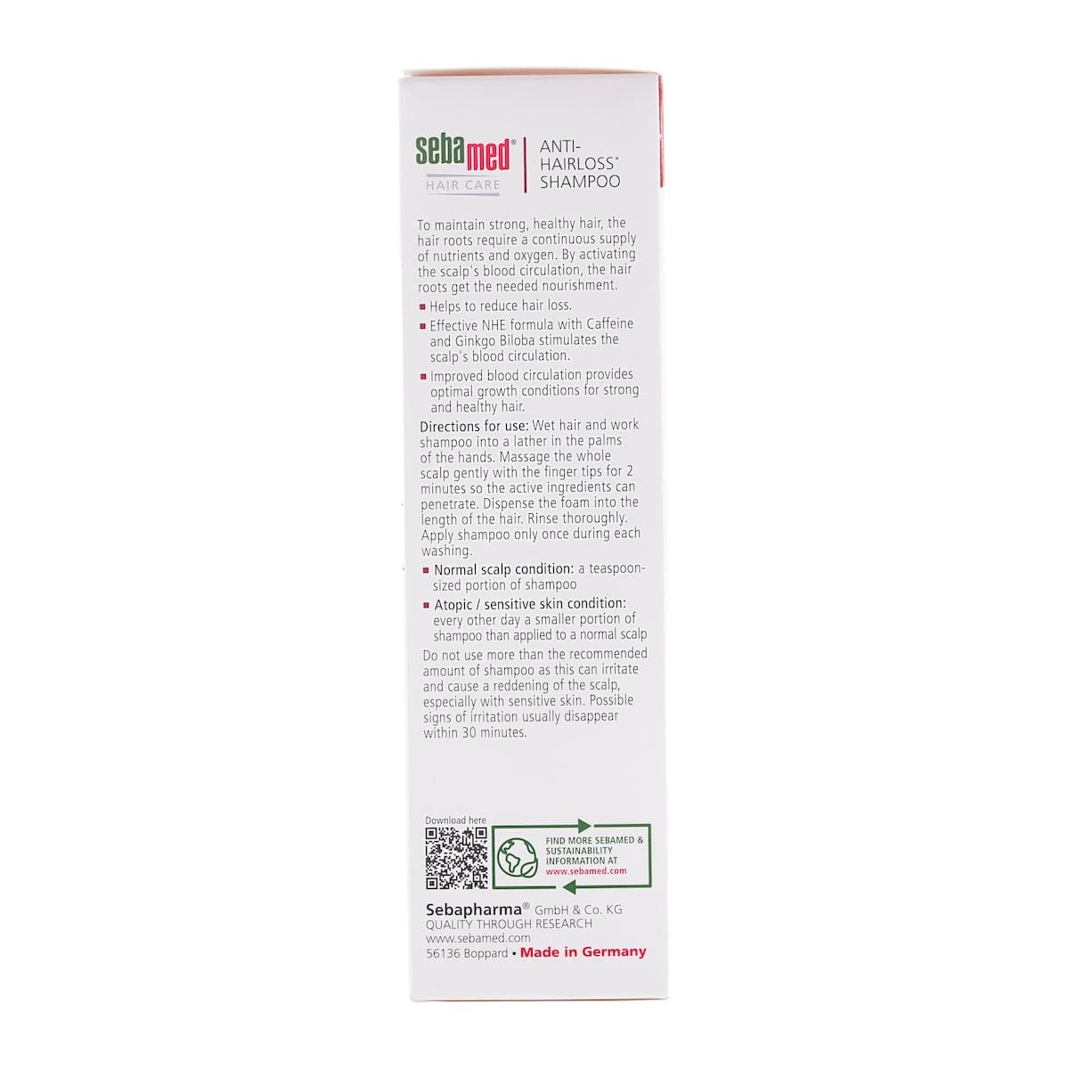 Thumbnail Sebamed Anti-Hair Loss Shampoo 200ml