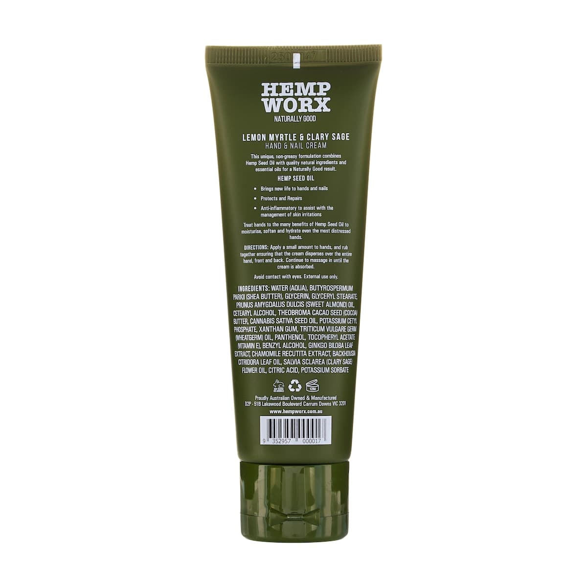Thumbnail Hemp Worx Lemon Myrtle Hand Cream 75ml