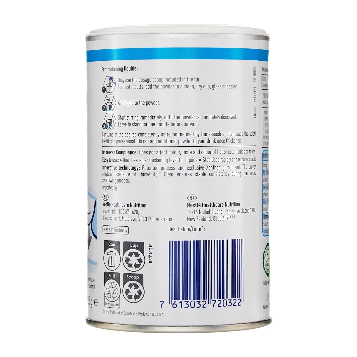 Thumbnail Nestle Resource ThickenUp Clear 125g