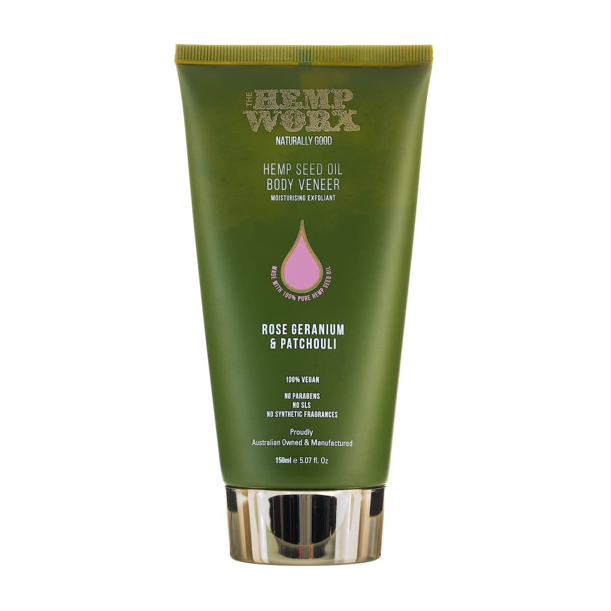Thumbnail Hemp Worx Rose Geranium & Patchouli Body Veneer 150ml